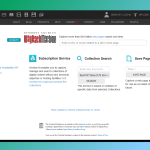 Halaman depan web archive